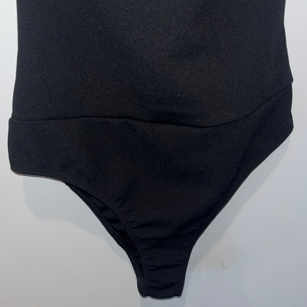 Lulus Women’s Strapless Black Bodysuit Plunge Neckline Corset Size Small NWT - Picture 5 of 12